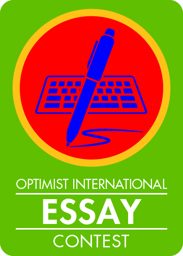 Picture with paper and pen and wording saying Essay Contest